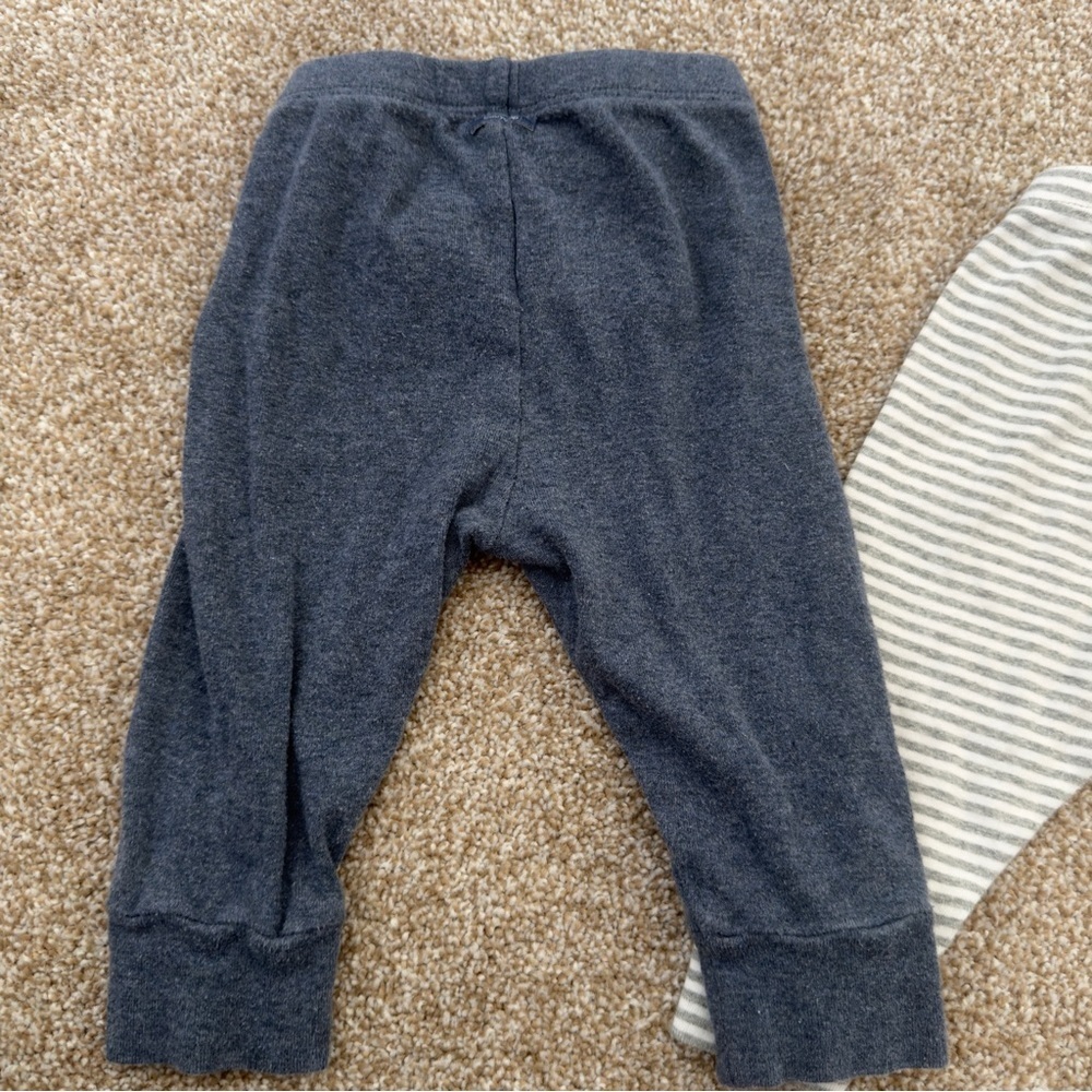 Baby Gap Pants 6-12M Organic Cotton Joggers Drawstring Bundle - Picture 6 of 12